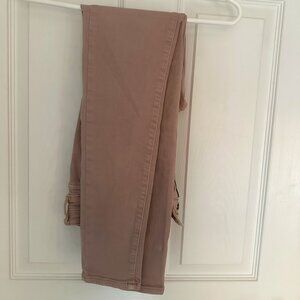 American Eagle High Rise Pink Skinny Jeans